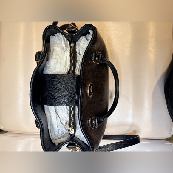 Coach Black and Bronze Satchel - Picture 8 of 15